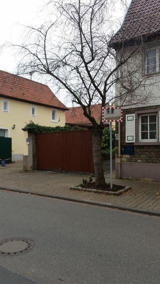 Spiegel gegenüber Sackgasse aufgestellt - SPD Undenheim